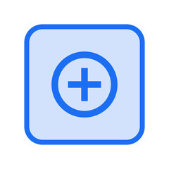 Obraz premium Add Circle Outline Icon