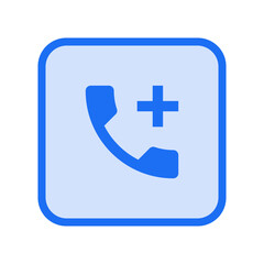 Add Call Filled Icon