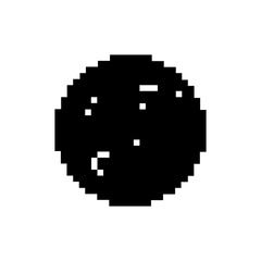 Fototapeta premium pixelate moon