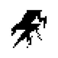 pixel thunder icon