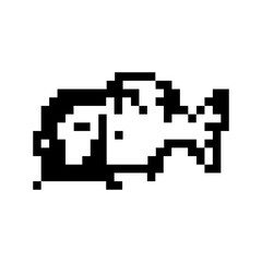 pixel fish icon