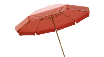 Isolated Red Beach Umbrella © Adrian