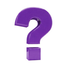 Purple question mark icon