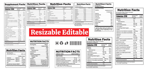nutrition facts,supplement facts label,vitamin facts ,nutrition fact template canada supplements
