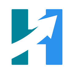 Letter H logo icon design template