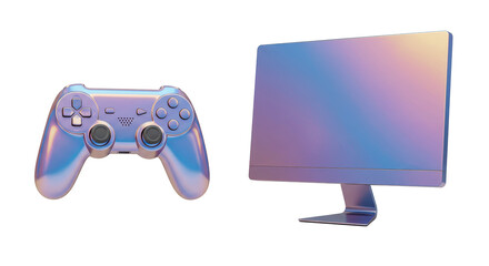 Isolated Holographic Game Controller and Computer Monitor