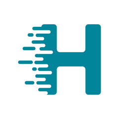 Letter H logo icon design template
