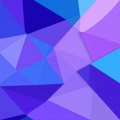 Obraz premium Abstract geometric background featuring overlapping blue and purple triangles, creating a dynamic pattern, angled, faceted