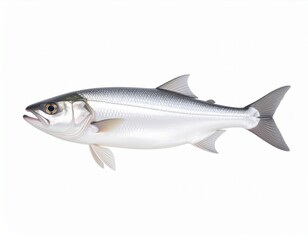 Fototapeta premium Fish close view on white background