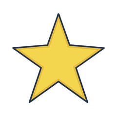 Shining Star Illuminating the Night Sky, Symbolizing Hope and Dreams