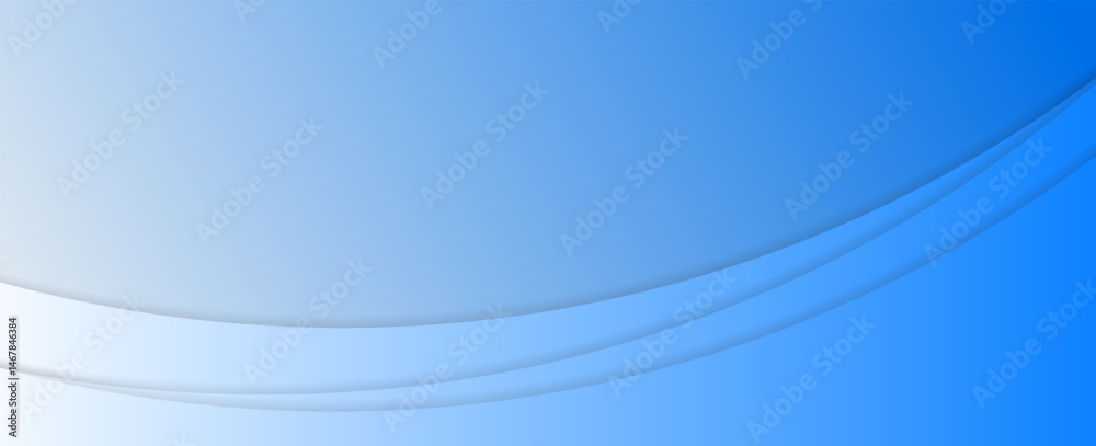 Poster vector blue line background curve element with black space for text and message design, overlapping 
