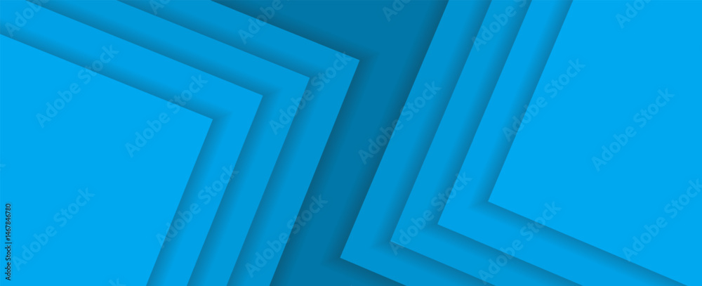 Poster minimal geometric background. blue elements with fluid gradient. dynamic shapes composition. vector
