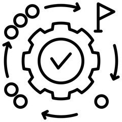 Phases Line Icon