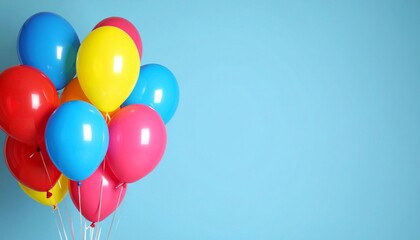 Obraz premium red and yellow balloons