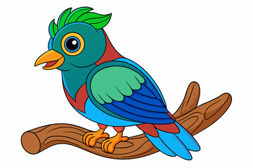 blue bird on a branch