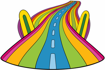 vector illustration of an abstract colorful background