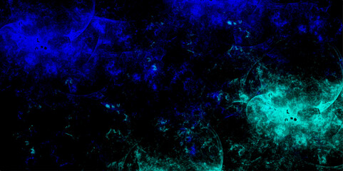 Watercolor deep green and blue vintage background painting. Deep dark abstract grunge texture. Light colorful spotted watercolor wall design. Vivid liquid aquarelle paint paper texture canvas element 