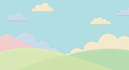 landscape with clouds and sky