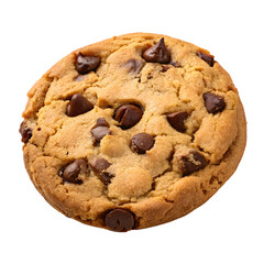 Delicious chocolate chip cookie fresh out of the oven