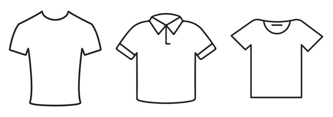 T shirt silhouette isolated on white background. T shirt icon vector illustration design. Vector Illustration .