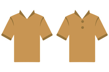 T-shirt icon. T-shirt icon collection line and flat style. T-shirt with hanger icon. T-shirt sign and symbol. Vector illustration.