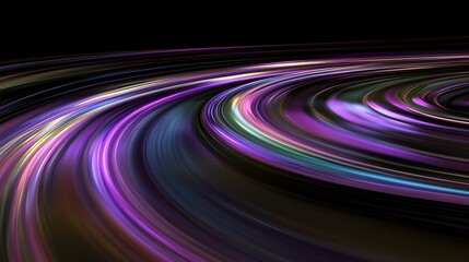 Abstract swirling colors on a dark background