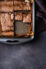 Cheesecake brownies, cream cheese filled chocolate sheet cake