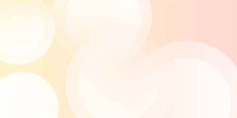 Minimalist template banner background,pastel colorful,pink and yellow gradations,shape circle pattern abstract memphis, modern,vector eps 10