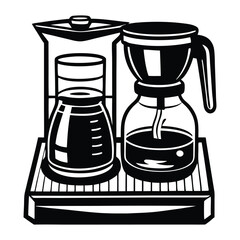 food processor Isolated on white background, logo icons vector illustration