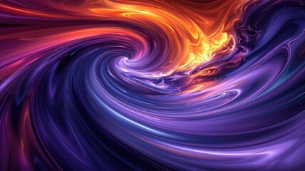Abstract purple and orange color wave flowing express the energetic signal. Seamless texture of vividness curve swirling convey sense of harmony and wonderful scene perfect for graphic design. AIG53.