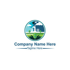 Earth Pollution Logo