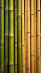 Vertical bamboo reeds create a textured, natural backdrop , vertical, plant, interior