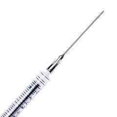 Surgical Needle isolated on transparent background .