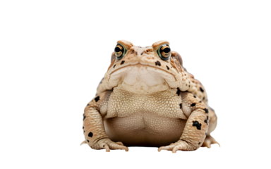 Sonoran Desert Toad frog png isolated in transparent or white background