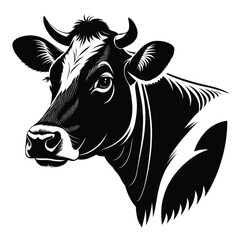 Timeless Profile of a Graceful Dairy Animal with Distinctive Features