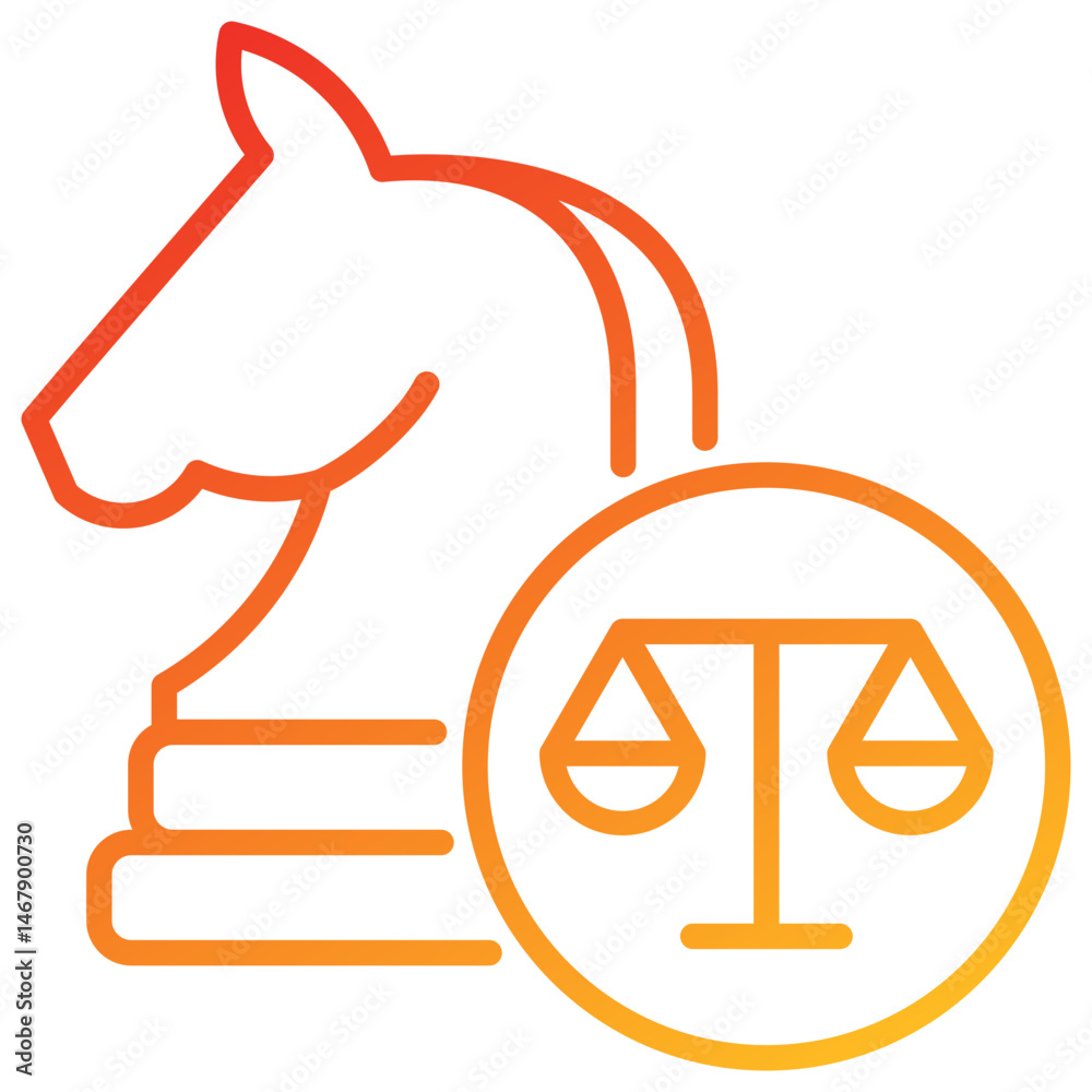 Poster Strategy Line Gradient Icon