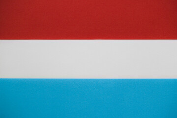 Color Paper Flag Luxembourg