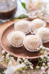 Brigadeiros chocolate truffles brazilian tradicional dessert sweet food