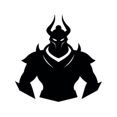 Samurai Path Tattoo Vector Silhouette Illustration
