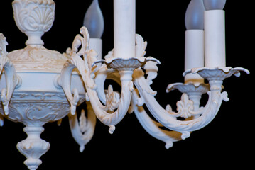 detail of a chandelier