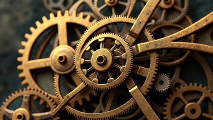 Golden gear mechanical image