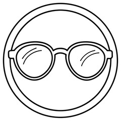 vector illustration of a cartoon face mask