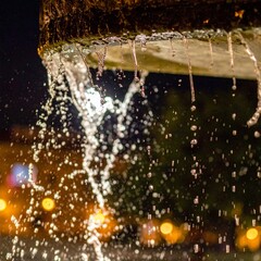 splash of water
