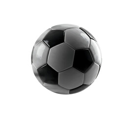 Fototapeta premium Black And White Football On Transparent Background