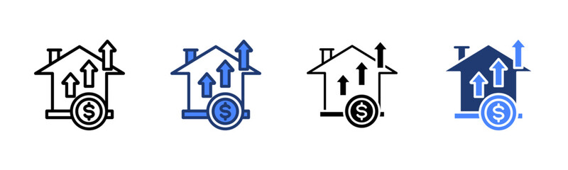 Capital icon sheet multiple style collection