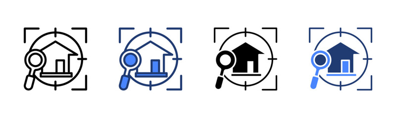 Inspection icon sheet multiple style collection