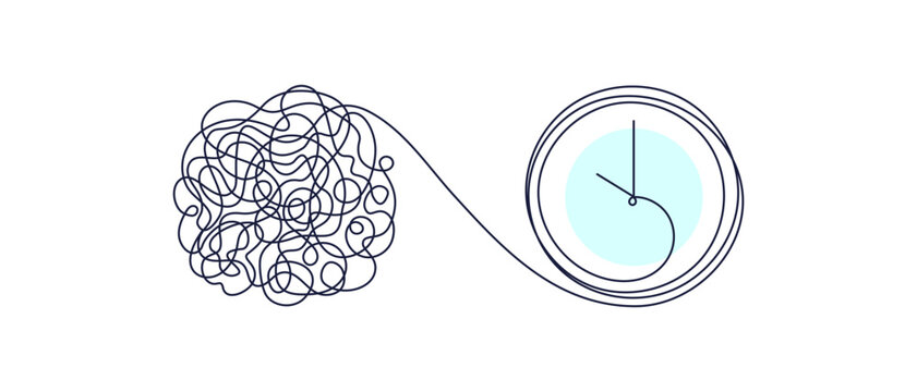 Time continious line sign. Limited time Logistics