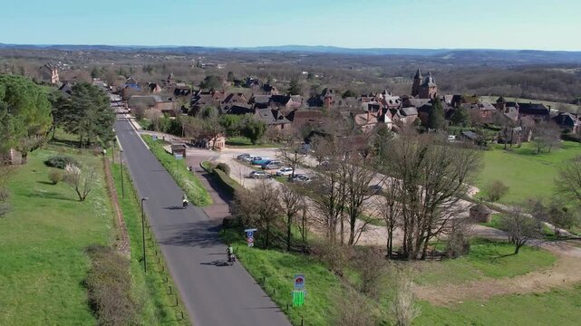 Drone Collonges-la-rouge