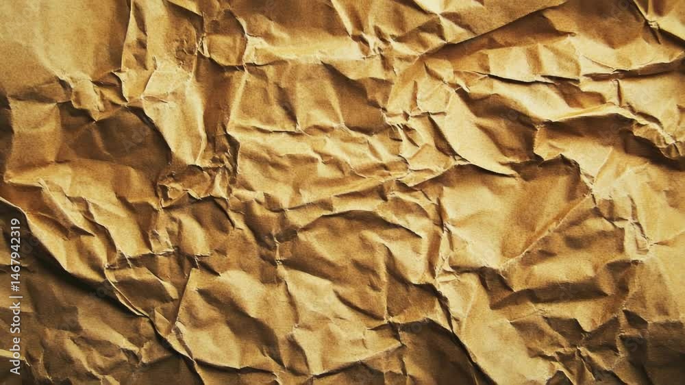 Poster a close-up shot of a piece of brown paper with texture and fibers visible