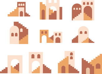 Boho Abstract Architecture